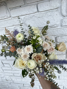 Pastel Fresh + Dried Mixed Bouquet