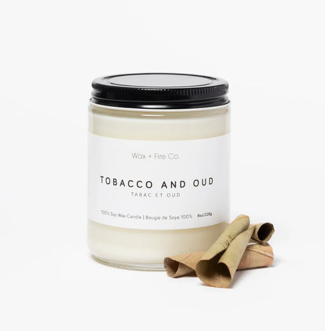 Tobacco + Oud  Candle