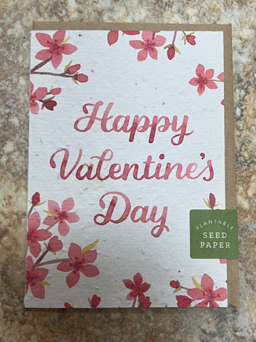 Valentines Plantable Seed Card