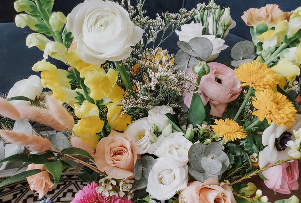 Pink + Yellow Mixed Bouquet