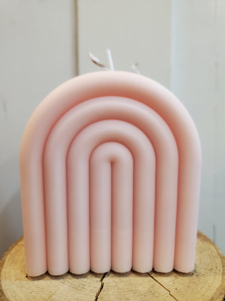 Pink Rainbow Candle